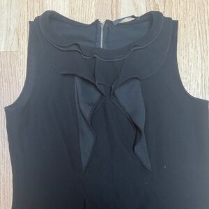 Tahari Little Black Dress Ruffled